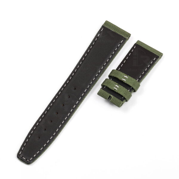 Buy Custom Tudor Black Bay P01 Oliver Green nylon fabric strap Handmade watch band (2)