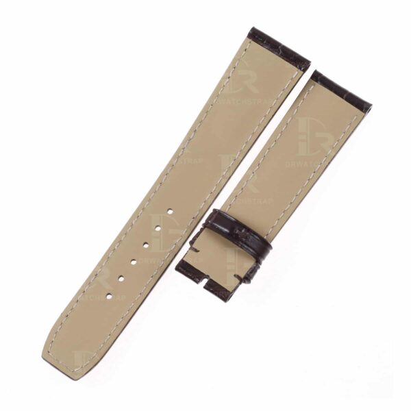 Buy Handmade Baume Mercier Crestmark 8688 8592 strap Black leather watch bands