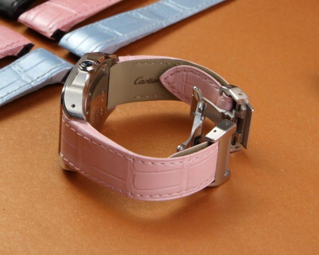 Cartier Santos 100 anniversary watch small medium large XL chronograph size guide