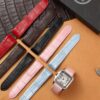 Cartier Santos 100 replacement alligator leather strap watch band(11)