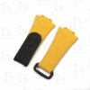 Buy Custom Hublot Spirit of Big Bang 647 Moonphase Canvas Pattern Yellow Rubber Velcro & Elastic strap Handmade watchbands