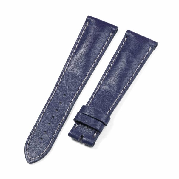 Buy Custom Patek Philippe 5230P Blue calfskin leather strap 20mm Handmade watchbands