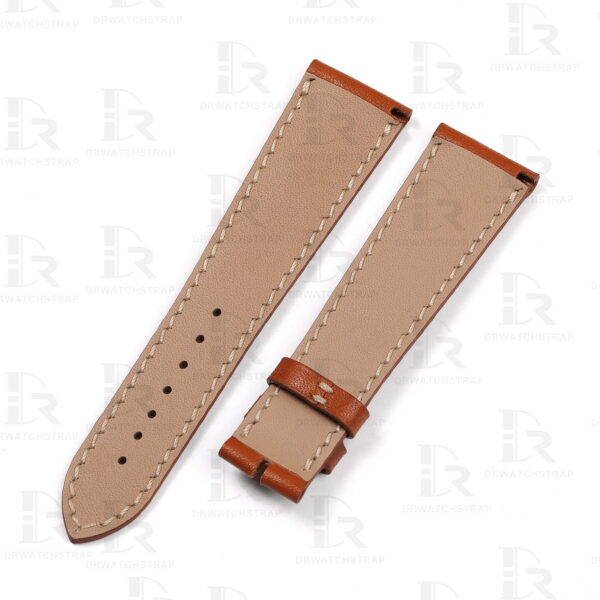 Buy Custom Patek Philippe 5230P Brown calfskin leather strap 20mm Handmade watch strap (2)