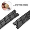 Buy Custom Cartier la Baignoire Allongée, Vintage, Bathtub, Benoit Baignoir Mini, Large, XL watch Black Alligator Belly Scale leather watch Straps 11mm 20mm Handmade watch band