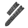 Buy Custom Baignoire watch Cartier Black Alligator Belly Scale leather Strap 11mm 20mm Handmade watchband (1)