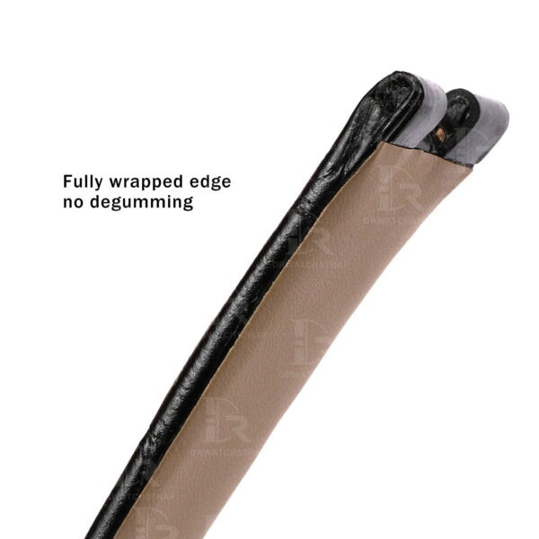 Buy Custom baignoire watch cartier Black Alligator Belly Scale leather Strap 11mm 20mm Handmade watchbands (2)