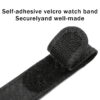 Buy Custom Blancpain Fifty Fathoms Sailcloth strap Black Canvas Velcro Nylon watchstraps 20mm 23mm 24mm (2)