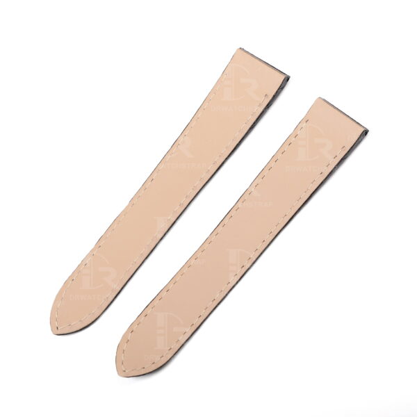 Buy Custom cartier santos de cartier galbée Black leather watch band Handmade for strap (2) Buy Custom cartier santos de cartier galbée Black leather watch band Handmade for strap (2)