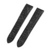 Buy Custom cartier santos de cartier galbée Black leather watch band Handmade for straps (1) Buy Custom cartier santos de cartier galbée Black leather watch band Handmade for straps (1)