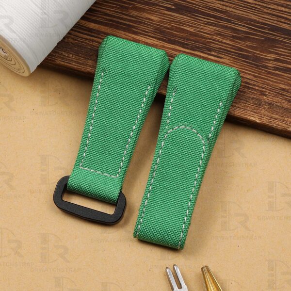 Buy Custom franck muller vanguard v45 Green Velcro strap Nylon for V32 V41 Replacement for watchbands (1)