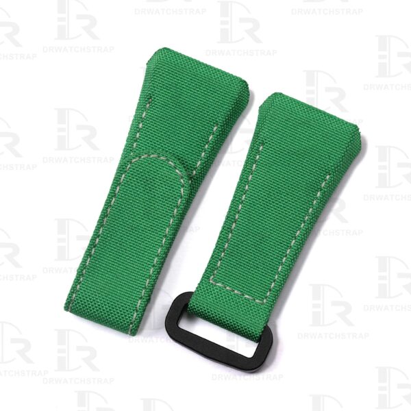 Buy Custom franck muller vanguard v45 Green Velcro strap Nylon for V32 V41 Replacement for watchbands (2)