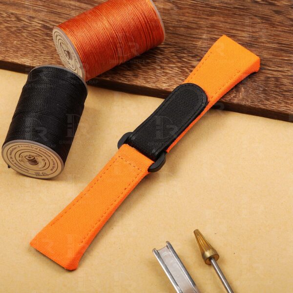 Buy Custom franck muller vanguard v45 Orange Velcro watchstraps Nylon for V32 V41 Replacement for watchband (1)