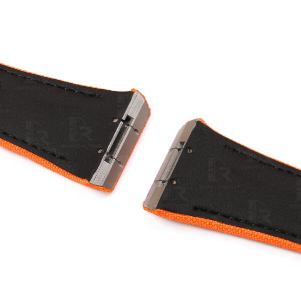 Buy Custom franck muller vanguard v45 Orange Velcro watchstraps Nylon for V32 V41 Replacement for watchband (3)