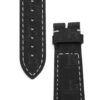 Buy Custom Patek Philippe 5230P Black Suede leather watchbands 20mm Handmade for band watch (2)
