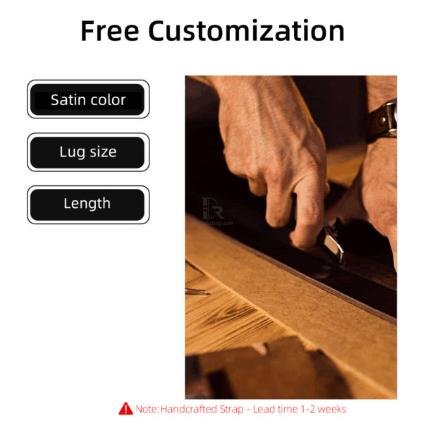 Custom satin watch straps Free Customization