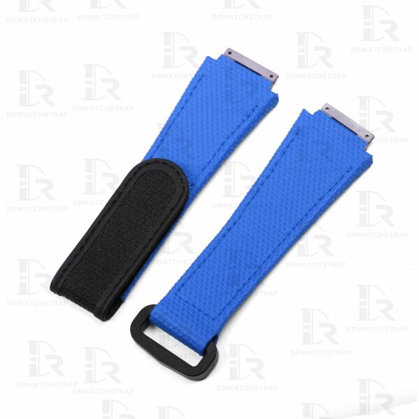 NEW 2023 Buy Custom Richard Mille Blue rubber velcro Replacement strap Richard Mille band RM watchband aftermarket NEW 2023 Buy Custom Richard Mille Blue rubber velcro Replacement strap Richard Mille band RM watchband aftermarket