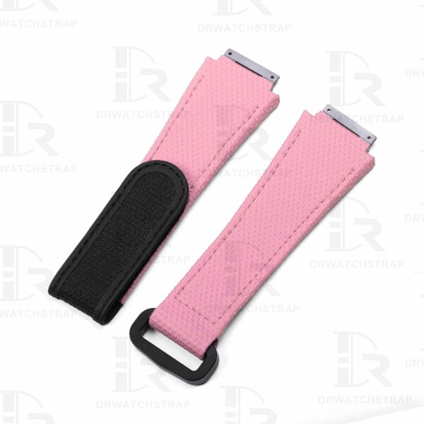 NEW 2023 Buy Custom Richard Mille Pink rubber velcro Replacement strap Richard Mille band RM orange watchbands aftermarket NEW 2023 Buy Custom Richard Mille Pink rubber velcro Replacement strap Richard Mille band RM orange watchbands aftermarket
