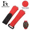 NEW 2023 Buy Custom Richard Mille Red rubber velcro Replacement strap Richard Mille band RM orange watchband aftermarket (1) NEW 2023 Buy Custom Richard Mille Red rubber velcro Replacement strap Richard Mille band RM orange watchband aftermarket (1)