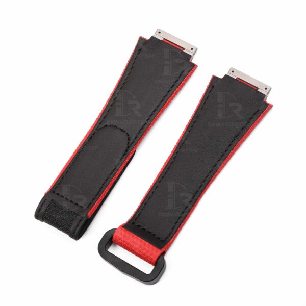 NEW 2023 Buy Custom Richard Mille Red rubber velcro Replacement strap Richard Mille band RM orange watchband aftermarket (2) NEW 2023 Buy Custom Richard Mille Red rubber velcro Replacement strap Richard Mille band RM orange watchband aftermarket (2)