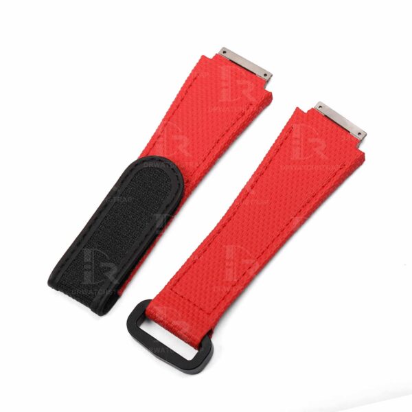 NEW 2023 Buy Custom Richard Mille Red rubber velcro Replacement strap Richard Mille band RM orange watchbands aftermarket (1) NEW 2023 Buy Custom Richard Mille Red rubber velcro Replacement strap Richard Mille band RM orange watchbands aftermarket (1)