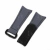 Buy Custom Omega, Garmin rubber velcro Dark Grey watch band 20mm 22mm handmade hook and loop straps
