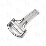 Cartier Santos Tank Must New silver deployant deployment with push button buckle clasp (1)