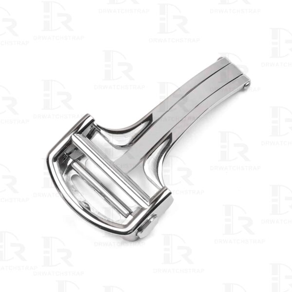 Cartier Santos Tank Must New silver deployant deployment with push button buckle clasp (1)