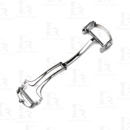 Cartier Santos Tank Must New silver deployant deployment with push button buckle clasp (1)