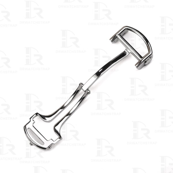 Cartier Santos Tank Must New silver deployant deployment with push button buckle clasp (1)