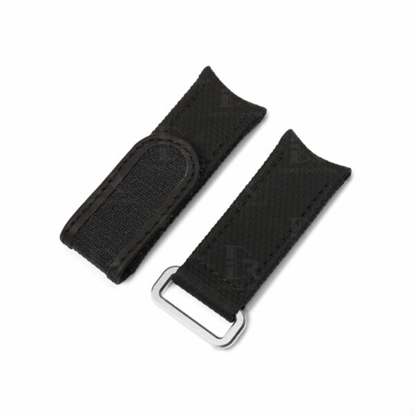 Custom Omega, Garmin rubber velcro watch band 20mm 22mm handmade hook and loop watch strap (2)