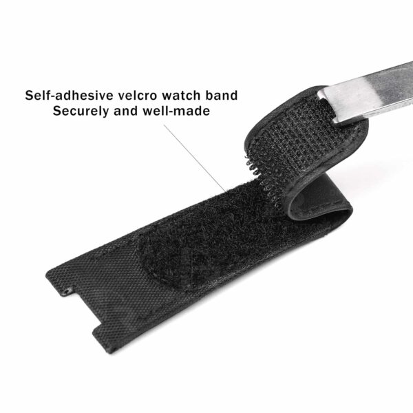 Buy Custom patek philippe nautilus 5711 Black Velcro strap Nylon for 5712 7010 Replacement for watchbands (3)