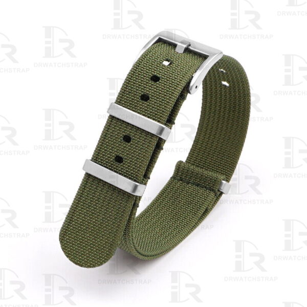 Buy Omega and swatch Moonswatch Nato strap 20mm Army Green watch band