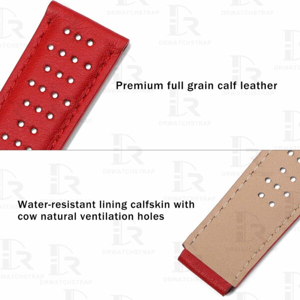 Custom Seiko 5 sports 55th anniversary ultraseven limited edition Red straps 20mm replacement watchband (2)