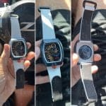 Buy Custom Franck Muller Vanguard v41 Orange Canvas Pattern Rubber velcro watchbands for FM straps (1)