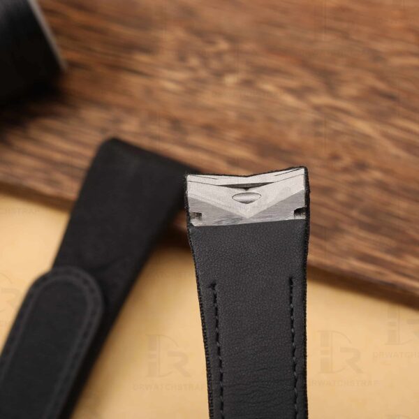 Buy Custom Corum Admirals Cup Black canvas velcro watch band for sale replacement watchband (1)