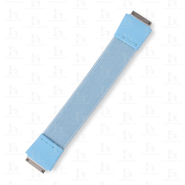 Buy Custom Richard Mille watch strap Baby Blue Rubber Elastic watch band RM 035 030 055 011 067 (2)