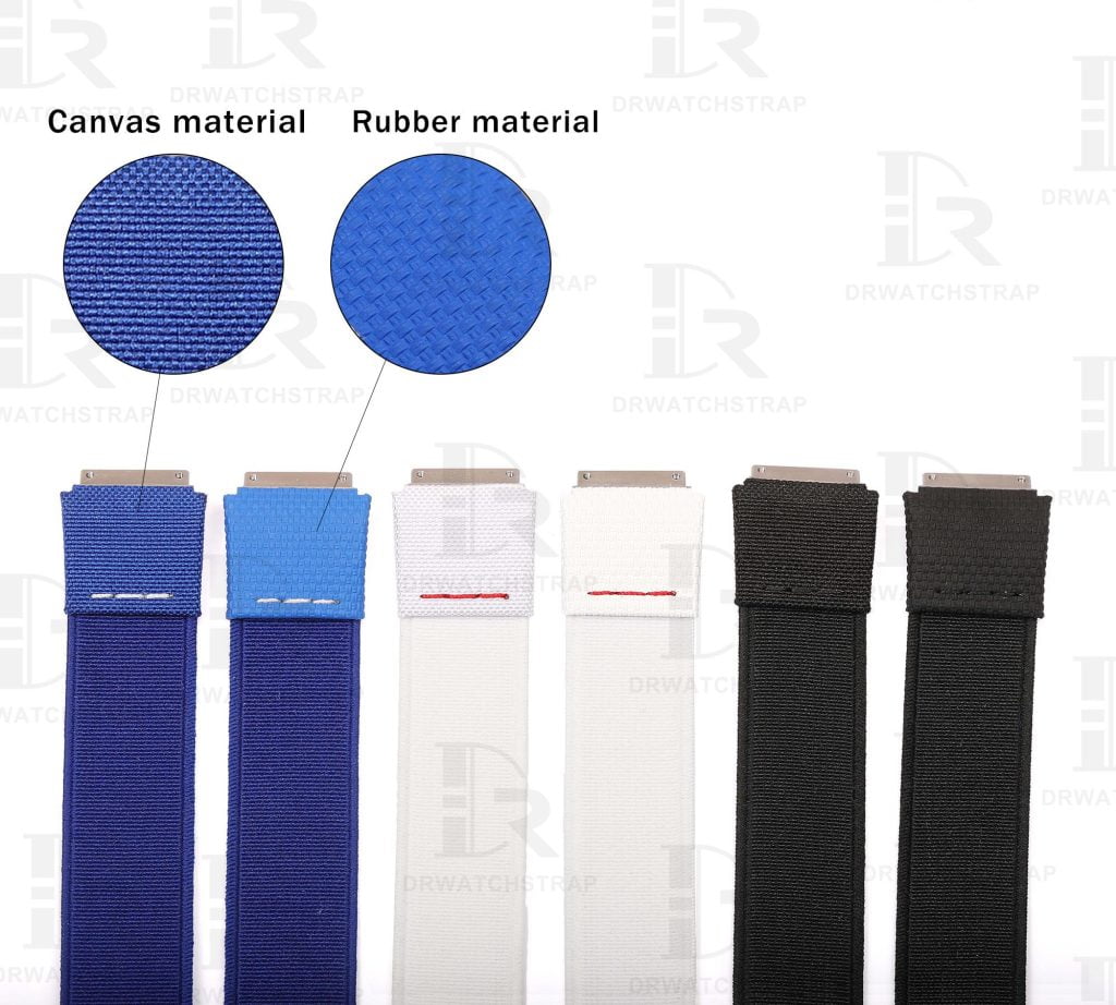 Buy Custom Richard Mille watch strap Blue Rubber Elastic watchband RM 035 030 055 011 067 (3)