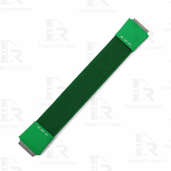 Buy Custom Richard Mille watch strap Green Rubber Elastic watchband RM 035 030 055 011 067