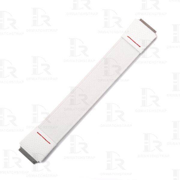 Buy Custom Richard Mille watch strap White Rubber Elastic watch band RM 035 030 055 011 067