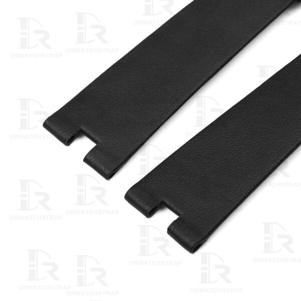 Buy Custom bvlgari b zero1 watch strap Black calfskin leather watch straps (2)