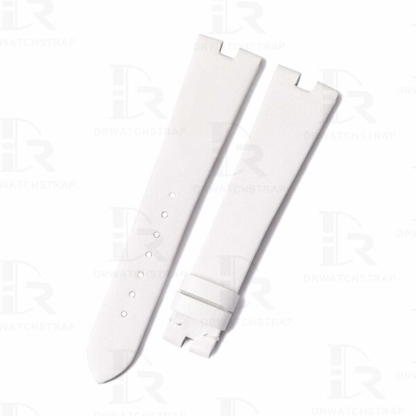 Buy Custom bvlgari b zero1 watch strap White calfskin leather watch band