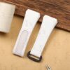 Custom Franck Muller Vanguard v41 White Canvas Pattern Rubber velcro watch band for FM strap (1)