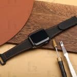 Buy Custom Hublot Spirit of Big Bang 647 Moonphase Canvas Pattern Blue Black Rubber Velcro & Elastic strap Handmade watchbands