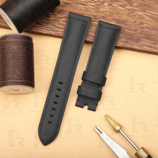 Buy Canvas Panerai Luminor Black Canvas Nylon Strap 22mm 24mm 26mm Handmade watch Straps (1)