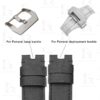 Buy Canvas Panerai Luminor Black Canvas Nylon Strap 22mm 24mm 26mm Handmade watch band (2)
