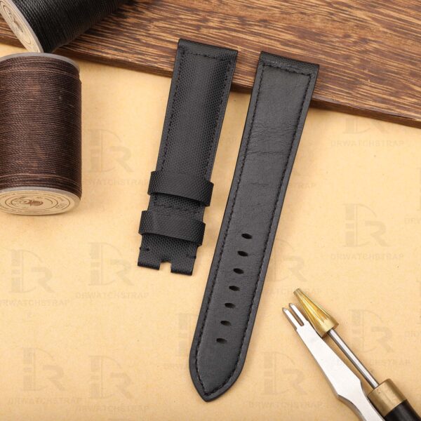 Buy Canvas Panerai Luminor Black Canvas Nylon Strap 22mm 24mm 26mm Handmade watchbands (1)