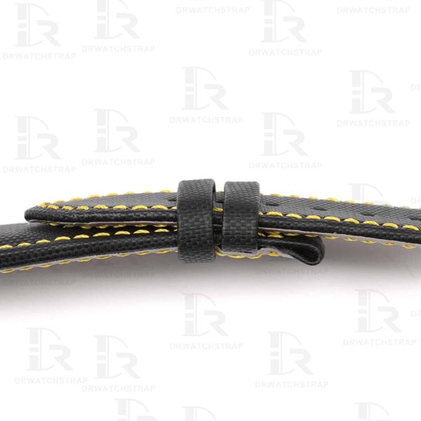 Buy Custom Girard Perregaux laureato watch strap Black Select High-density Canvas Nylon Replacement watch band (2)