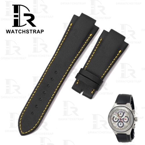Buy Custom Girard Perregaux laureato watch strap Black Select High-density Canvas Nylon Replacement watch bands (1)