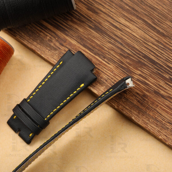 Buy Custom Girard Perregaux laureato watch strap Black Select High-density Canvas Nylon Replacement watchbands (1)