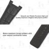 Buy Custom IWC Ingenieur 323909 Black Leather Strap 28mm Replacement watch band (3)